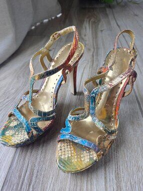 BCB Girls Multi Swirl Art Snake Style BIG-Angels High heels